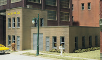 DPM 11200 City Cab Co. HO scale kit, assembled and painted example; surrounding buildings, vehicle, figures and scenery not included.