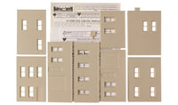 DPM 11200 City Cab Co. HO scale kit unassembled wall parts and instructions.