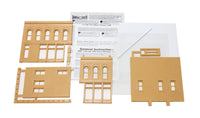 DPM 11500 The Other Corner Cafe HO scale kit, unassembled walls and instructions