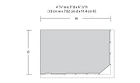 DPM 11500 The Other Corner Cafe HO scale kit, manufacturer footprint and dimensions