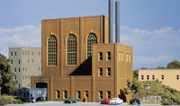 DPM 35600 The Powerhouse HO scale kit, assembled and painted layout example; vehicles, figures and surrounding scenery not included