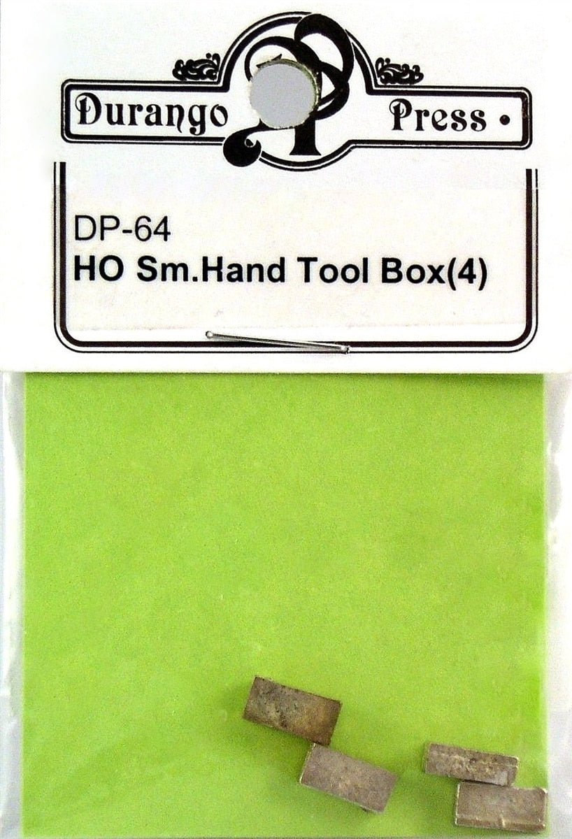 Durango Press HO Scale Small Hand Tool Boxes 4-Pack – 064– product image