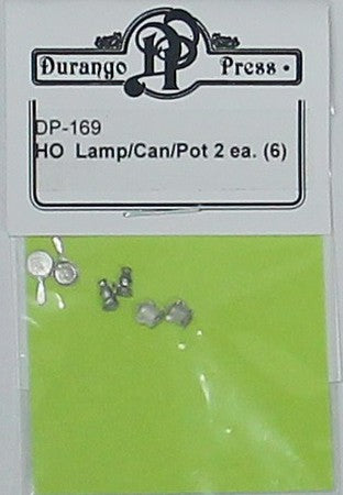 Durango Press Lamps, Cans & Pots Detail Set – 6 Pieces – 169