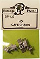Durango Press 123 Cafe Chairs HO Scale