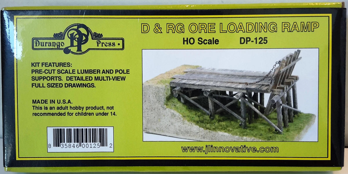 Durango Press 125 D&RG Ore Loading Ramp HO scale kit box