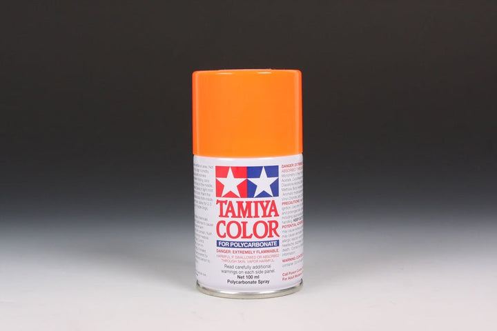 Tamiya PS-24 Fluorescent Orange Polycarbonate Spray Paint — exact product reference