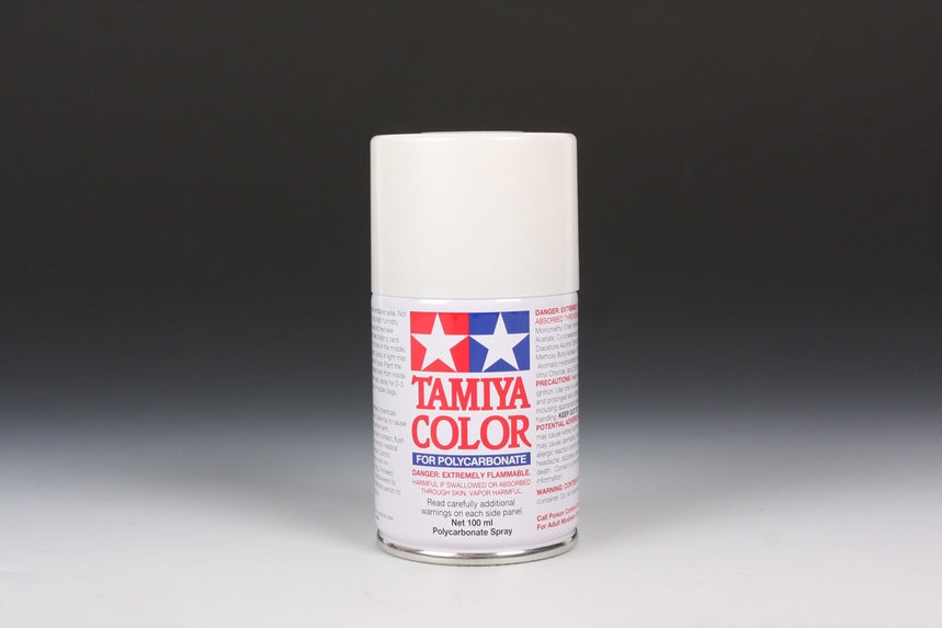 Tamiya PS-57 Pearl White Polycarbonate Spray Paint — exact product reference