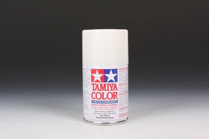 Tamiya PS-57 Pearl White Polycarbonate Spray Paint — exact product reference