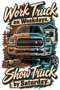 Work Truck Show artwork close-up