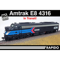 Rapido HO Scale Amtrak 4316 EMD Day 1 E8 Limited Edition Locomotive with ESU LokSound — exact product reference view 3