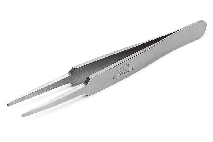 Tamiya Hg Straight Tweezers Round Tip – 74109 — exact product reference