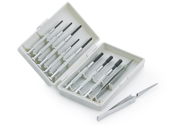 Märklin 70900 Precision Tool Set for H0 and Z Models actual tools in storage case