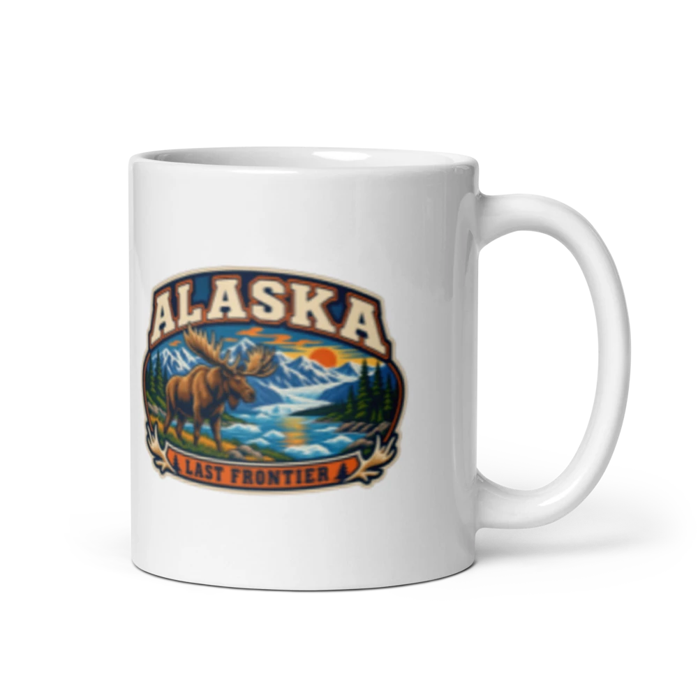 Alaska Heritage Badge Coffee Mug – 11 oz product mockup
