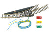 Märklin Electric Left Curved Turnout Radius 195 mm / 7-11/16" — exact product view 3