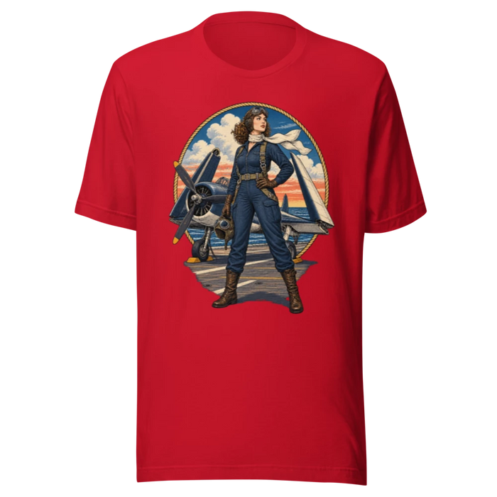 US Service Aviation Heroine 39 T-Shirt product mockup