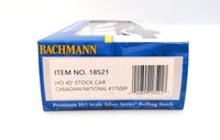 Bachmann HO Scale 40' Stock Car - Canadian National #175009 – 18521 — package detail 4
