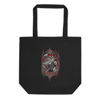 Supercharged V8 Pinstripe Eco Tote Bag product mockup