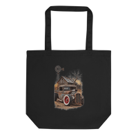 Rust and Thunder Rat Rod Pickup Eco Tote Bag product mockup