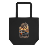 Route 66 Flame Cruiser Eco Tote Bag product mockup