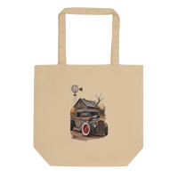 Rust and Thunder Rat Rod Pickup Eco Tote Bag product mockup 2