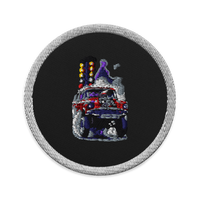 Red Gasser Launch Embroidered Patch product mockup 4