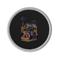 Rust and Thunder Rat Rod Pickup Embroidered Patch product mockup 4