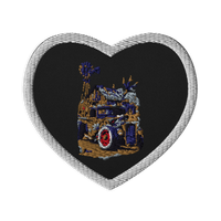 Rust and Thunder Rat Rod Pickup Embroidered Patch product mockup 2