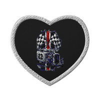 Number 32 Checkered Roadster Embroidered Patch product mockup 2