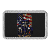 American Steel Blown Roadster Embroidered Patch product mockup