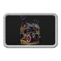 Rust and Thunder Rat Rod Pickup Embroidered Patch product mockup