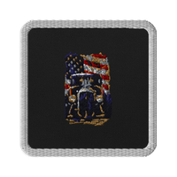 American Steel Blown Roadster Embroidered Patch product mockup 3