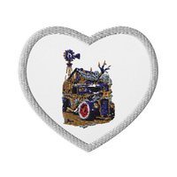 Rust and Thunder Rat Rod Pickup Embroidered Patch product mockup 6