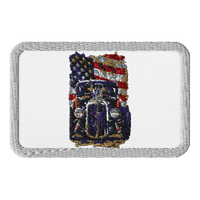 American Steel Blown Roadster Embroidered Patch product mockup 5