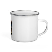 Ancient Bristlecone Pine 12 oz enamel camping mug, right-side product mockup