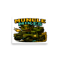 Muncle Mikes Hot Rod and Rat Rod Shirt Mayhem! Monster Rods! (040) Matte Poster product mockup