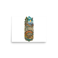 California High Desert Matte Poster product mockup