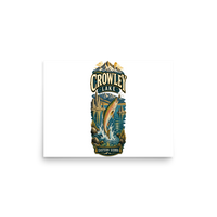 Crowley Lake Matte Poster product mockup