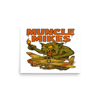 Muncle Mikes Hot Rod and Rat Rod Shirt Mayhem! Monster Rods! (001) Matte Poster product mockup
