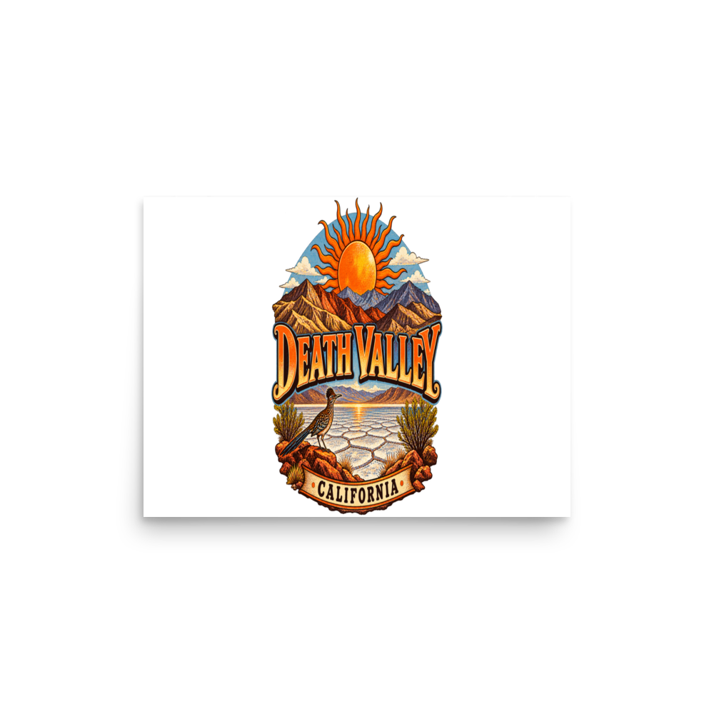Death Valley California Matte Poster product mockup