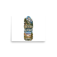 Desert to Summit Eastern California Matte Poster product mockup