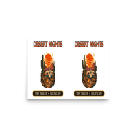 Desert Nights Tiny Trailer Matte Poster product mockup