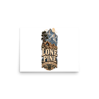 Lone Pine High Desert Matte Poster product mockup