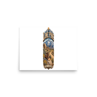 Lone Pine Old West Enamel Camping Mug – California Gift Matte Poster product mockup