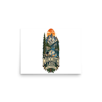 Mammoth Lakes Matte Poster product mockup