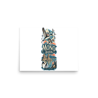 Mono Basin California Matte Poster product mockup