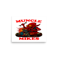Muncle Mikes Hot Rod and Rat Rod Shirt Mayhem! Monster Rods! (020) Matte Poster product mockup