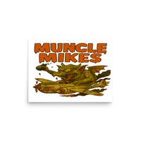 Monster Mugs 013 Hot Rod Coffee Mug — Muncle Mikes Matte Poster product mockup