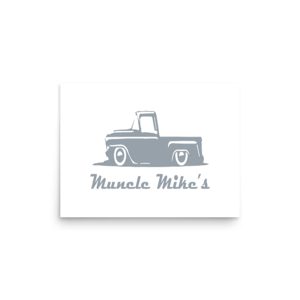 Muncle Mikes Hat: Hot Rod Hatter! Matte Poster product mockup