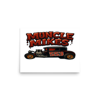 Muncle Mikes Hot Rod and Rat Rod Shirt Mayhem! 553 Matte Poster product mockup