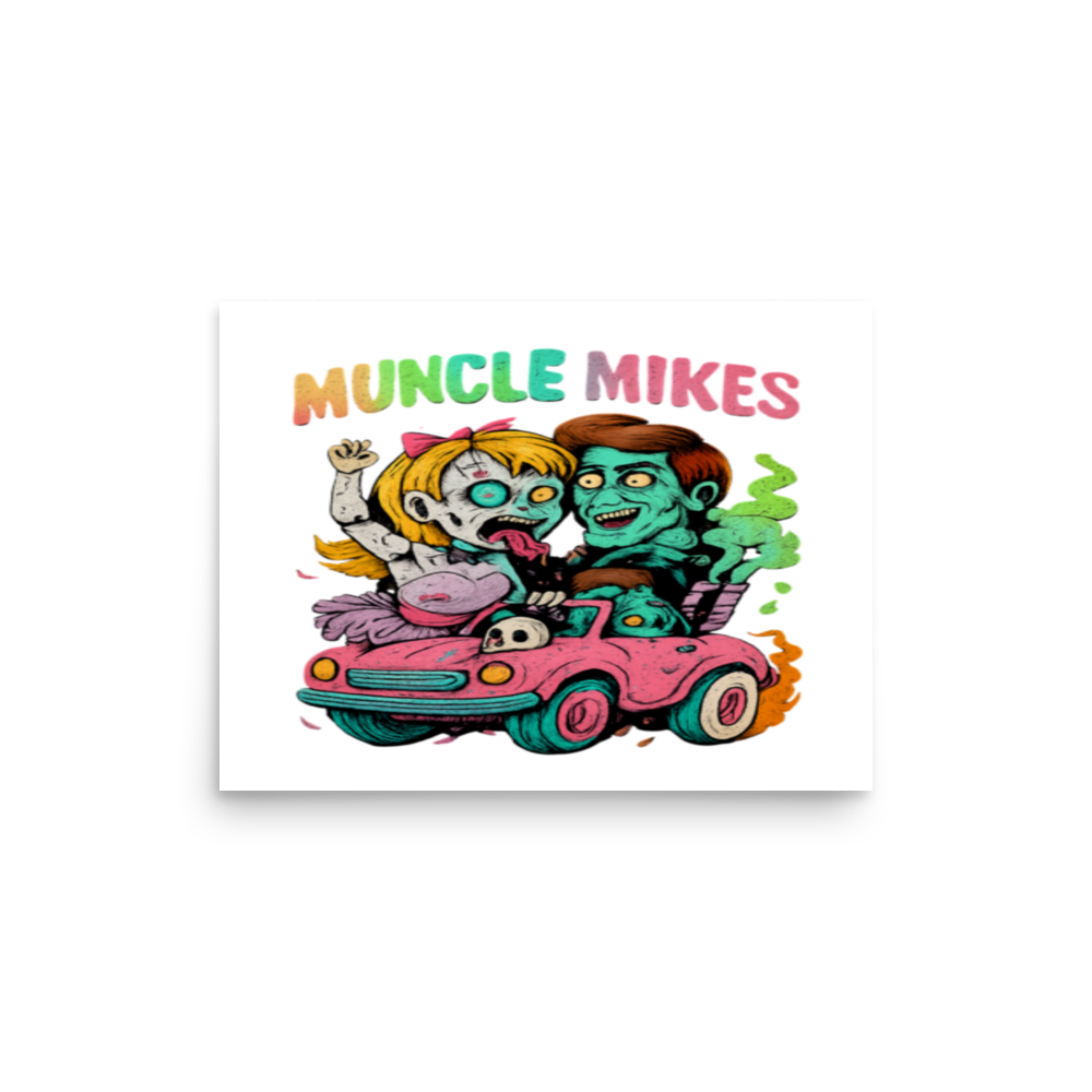 Muncle Mikes Hot Rod and Rat Rod Shirt Mayhem! Monster Rods! (016) Matte Poster product mockup